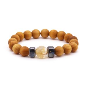 Pulseira de Cedro - Chakra Plexo Solar