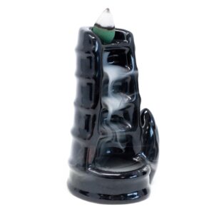 Incensário de Fluxo Inverso – Fonte de Bambu Dividida