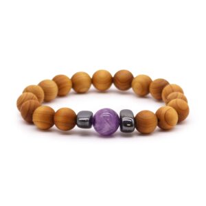 Pulseira de Cedro - Chakra Frontal