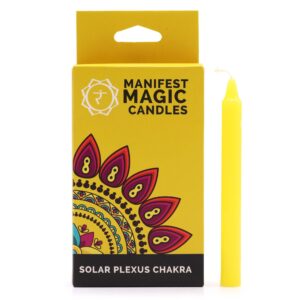 Velas Mágicas Manifestação - Chakra Plexo Solar
