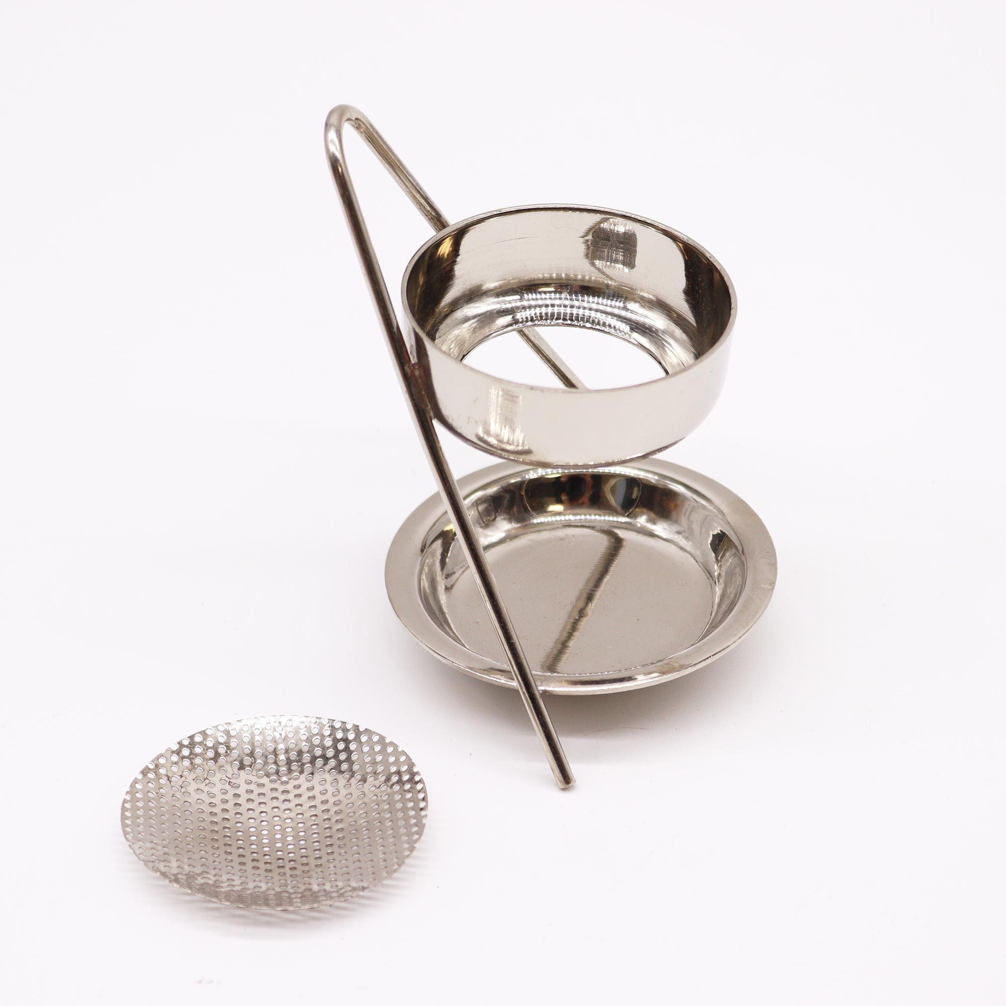 Incensário de Resina Fixo - Prateado - Image 3